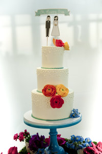 Happy Day Wedding Cake