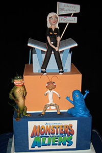 Monsters vs. Aliens Cake for Reese Witherspoon