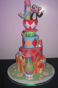 Perez Hilton Carnival Cake