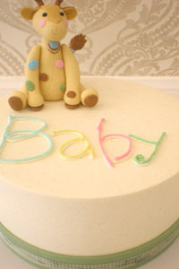 Giraffe Baby Cake