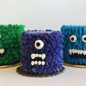 Halloween Monster Cakes