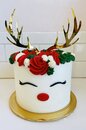 Holiday Reindeer Decor Cakes