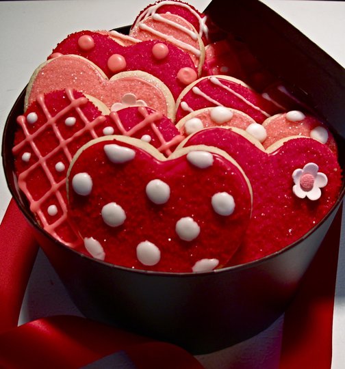 Valentines Sugar Cookies 